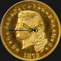 Gold, USA, 4 Dollars, 1879