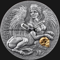 Silver, Sphinx, Cameroon, 2024, 165 Dollars     