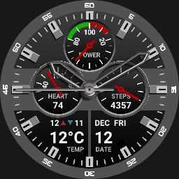 Brute PULSEDECK All In One Military Field Watch Colours