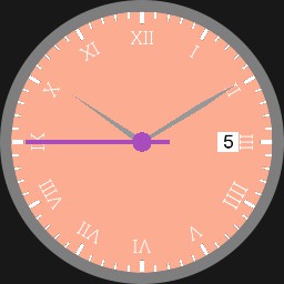 Roman numeral watch
