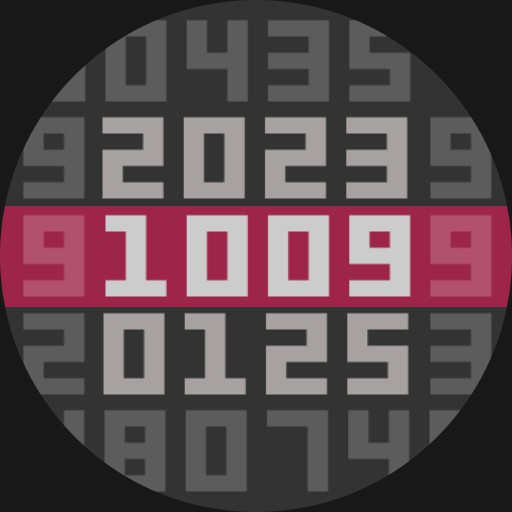 Pebble Enigma Digits - customized Copy