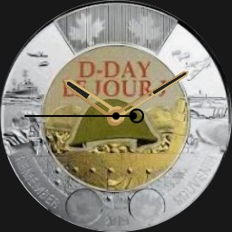 Bi-metallic, 75th D Day Anniv. , Canada, 2019