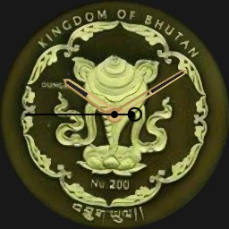 Gold, Bhutan, 200 Ngultrum, WBH, Korea, 2010 