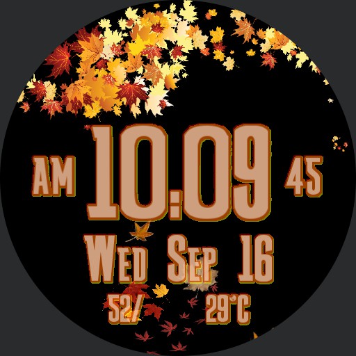 Falling Autumn Leaves