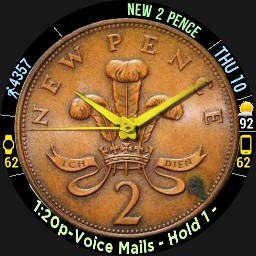 COINS of UK x 20 Changes Each Minute -- Wear OS 6 Ready - Furmaniac