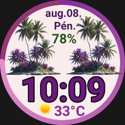 purple palm