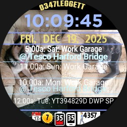 Dogs CALENDAR AGENDA - 4 EVENTS & Locs + Dim Month 