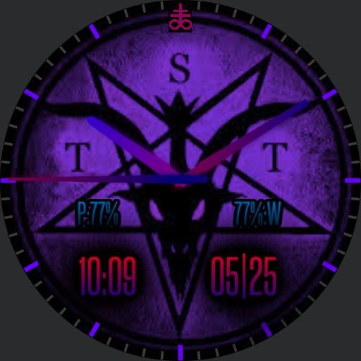 Satanic Watch Purple