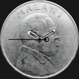 Nickel-Plated Steel, Malawi, 10 Tambala,  1995