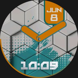 elegant orange watchface