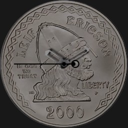 Silver, U.S., Leif Ericson English Dollar 