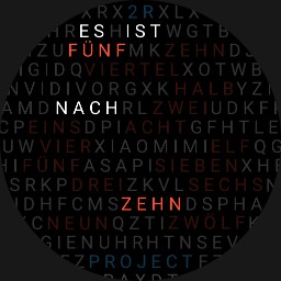 2R-Word Clock German