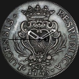 Silver, Lucca, Scudo, 1743