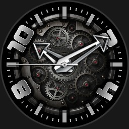 Brute GRAND MACHINA Metal Cog Wheels Tourbillon Watch