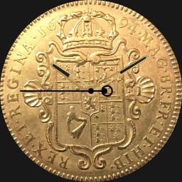 Gold, UK, William and Mary, 5 Guineas, 1694