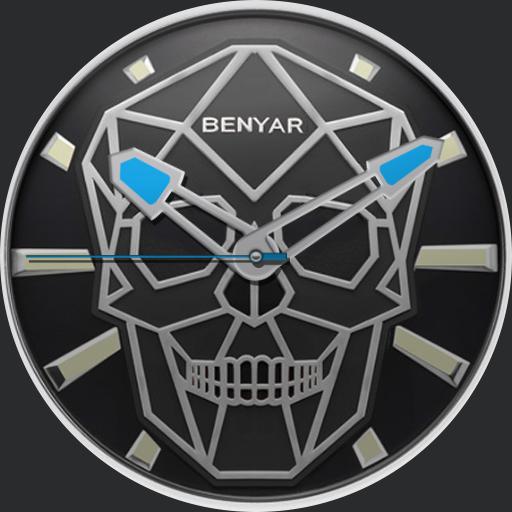 Benyar Skull Watch