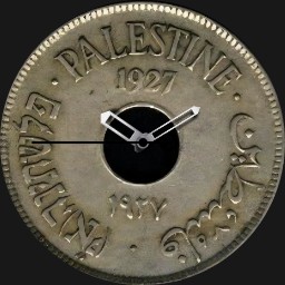 Cupronickel, Palestine, 10 Mils, 1927