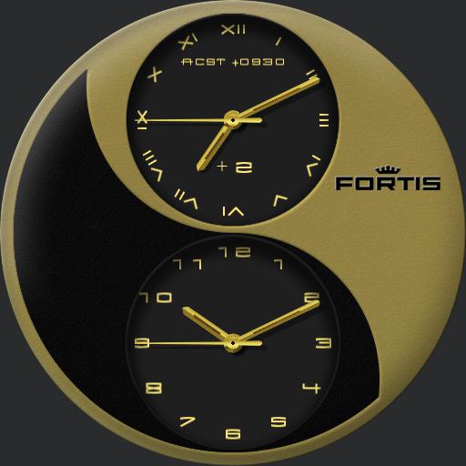 FORTIS VINTAGE DUAL TIME
YING-YANG DIAL