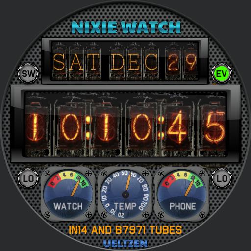 Nixie Tube Watch WatchMaker Watch Faces