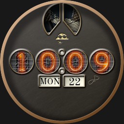 Steampunk VII Wear OS6 with flicker