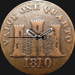 Copper, Gibraltar, Quarto Real, 1810