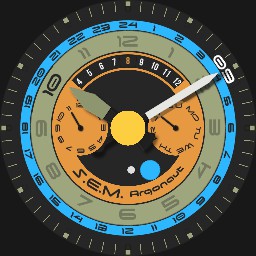 Brute S.E.M. ARGONAUT Astronaut Space Watch