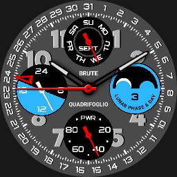 Brute QUADRIFOGLIO Perpetual Calendar Moonphase Watch
