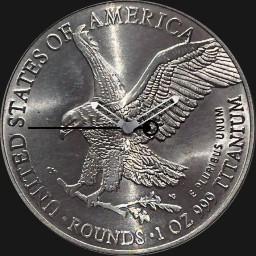 Titanium, American Eagle Rounds, 2021