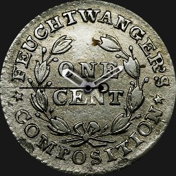 Cupronickel, U.S., Feuchtwanger Cent, 1837 