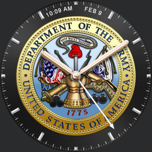 US Army Chrome and Gold