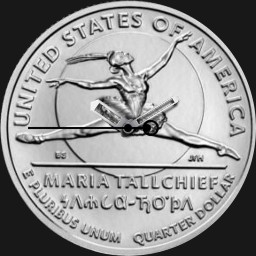 Cupronickel, Womens Quarters, Maria Tallchief, 2023