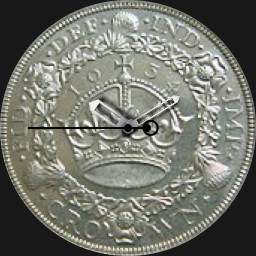 Silver, George V, 1 Crown, UK, 1934