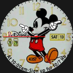 Disney MICKEYs & GOOFY Backwards - 4 Faces Change Automatically - wos6 - Furmaniac