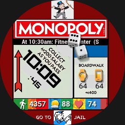 Game: MONOPOLY BOX Tells Time - Animated Dice - WOS6