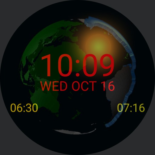 Sunrise/Sunset globe