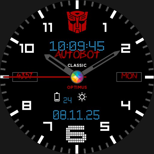 Transformers Red Galaxy Watch 8 Classic