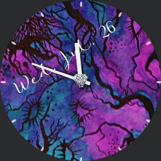 Purple and Blue vine