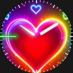 neon heart