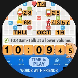 Game: WORDS WITH FRIENDS Tiles Tell Time - WOS6