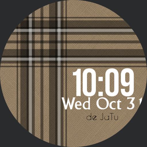 Plaid Pattern Watchface