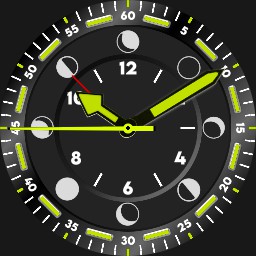 Brute LUNA Moonphase Field Watch