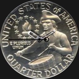 Cupronickel, U.S., Washington Quarter, NJ, 1999