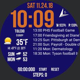 Agenda Overload Fossil 6 WearOS 3
