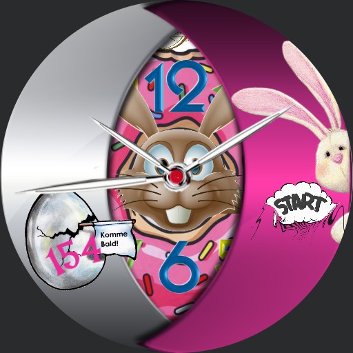 The red Nose Hasi Ostern Counter Slider