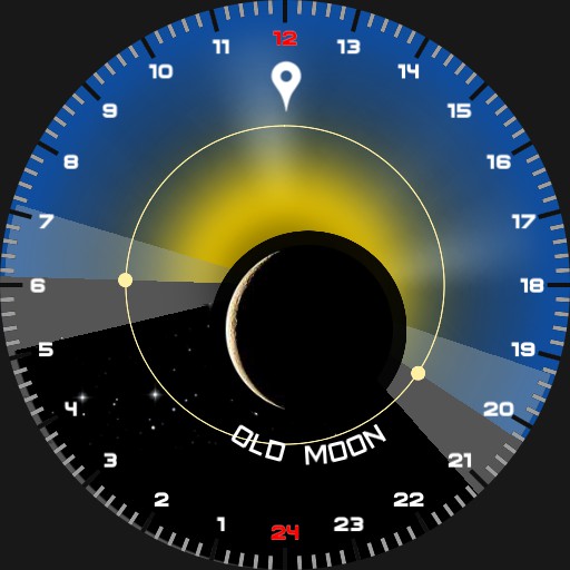 sun and moon time • WatchMaker the world's largest watch face platform