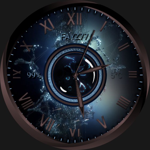 Electric watch face. 