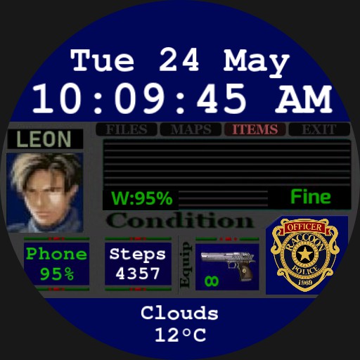 RE2 Menu Leon version 2.0 Reposition