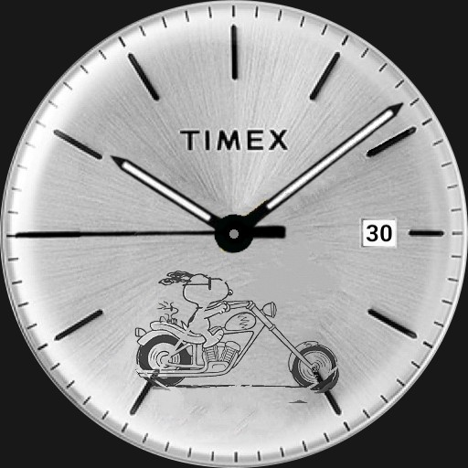 Snoopy Timex Motorcycle