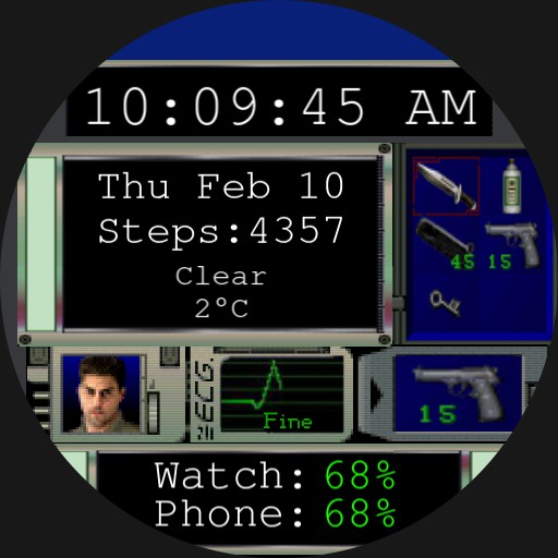 watch face resident evil