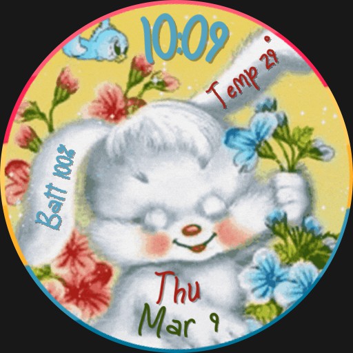 Adorable Bunny Welcomes Spring & Easter